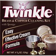 Twinkle Brass &amp; Copper Cleaning Kit, with Sponge️  DestGlow