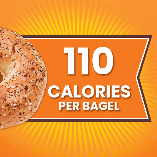 Thomas’ Bagel Thins, 8 ct, Everything, Bagels, 110 Calories, Bagels, 13 oz  DestGlow