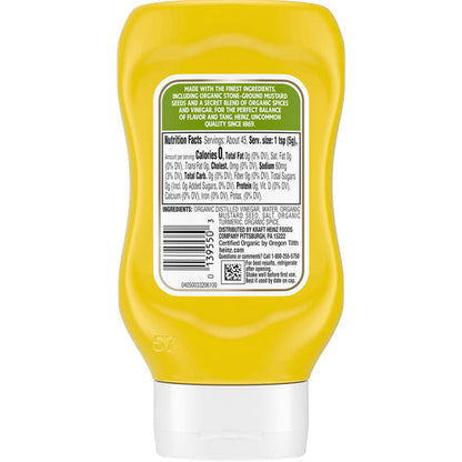 Heinz Organic Yellow Mustard