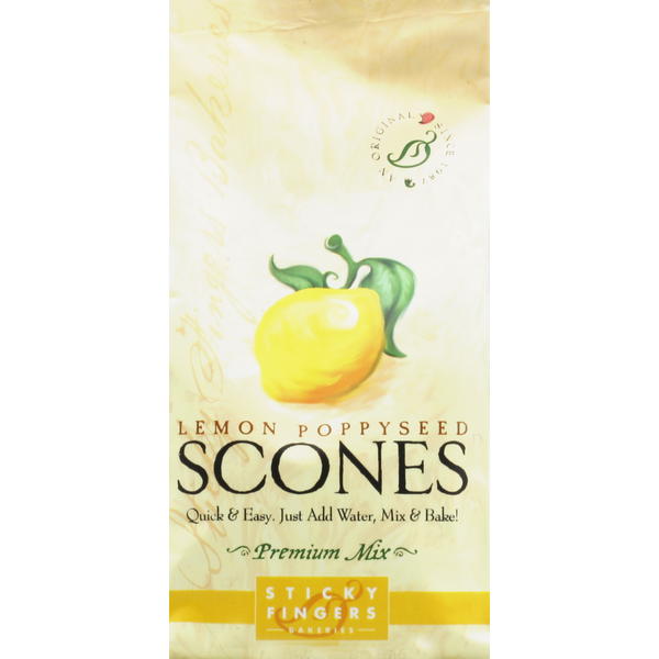 Sticky Fingers Bakeries Scones, Lemon Poppyseed  DestGlow