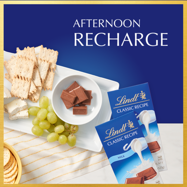 Lindt Classic Recipe Milk Chocolate Candy Bar  DestGlow