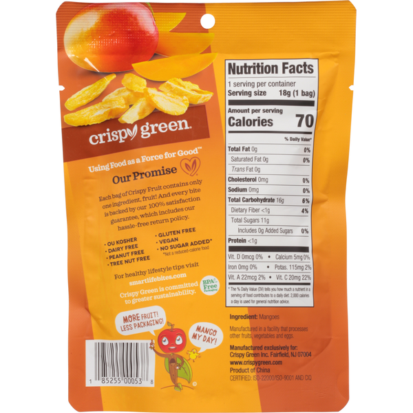 Crispy Green Crispy Fruit, All Mango  DestGlow