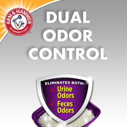 Arm &amp; Hammer Double Duty Dual Advanced Odor Control Scented Clumping Cat Litter