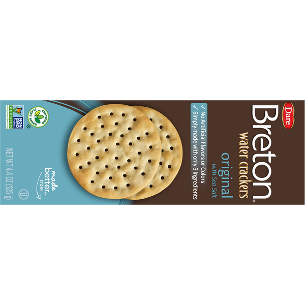 Dare Breton Water Crackers, Original  DestGlow