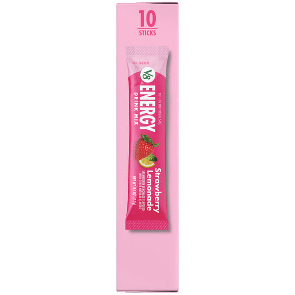 V8 Energy Strawberry Lemonade Powder  DestGlow