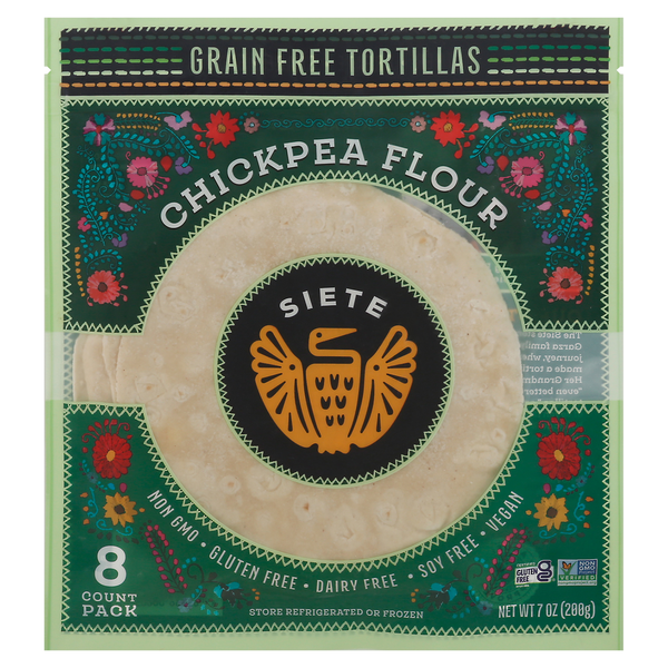 Siete Tortillas, Grain Free, Chickpea Flour  DestGlow
