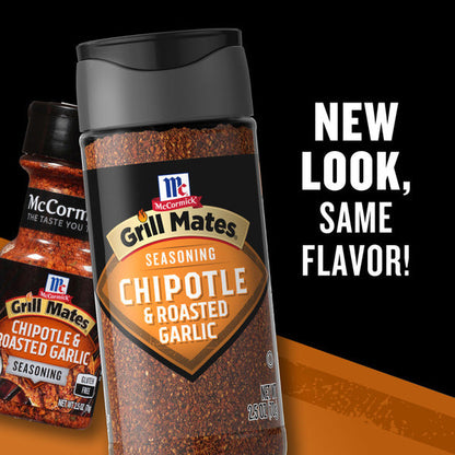 McCormick® GRILL MATES Chipotle &amp; Roasted Garlic Seasoning