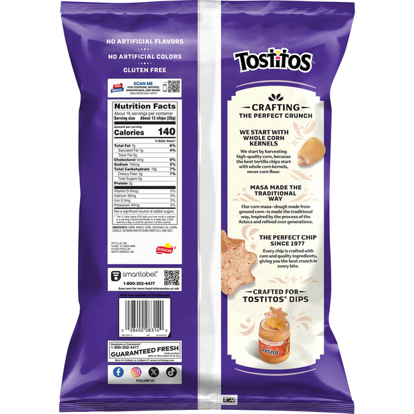 Tostitos Scoops Tortilla Chips, Original  DestGlow