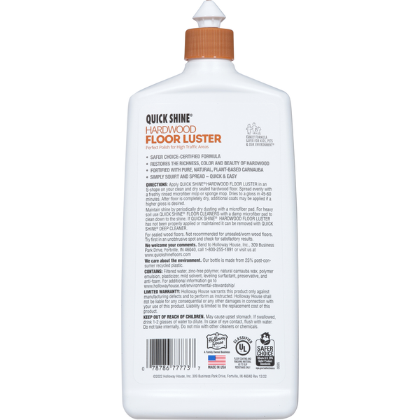 Quick Shine Floor Luster, Hardwood  DestGlow