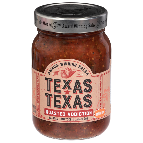 Texas Texas Roasted Addiction Medium Salsa  DestGlow