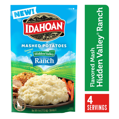 Idahoan® Mashed Potatoes seasoned with Hidden Valley Original Ranch