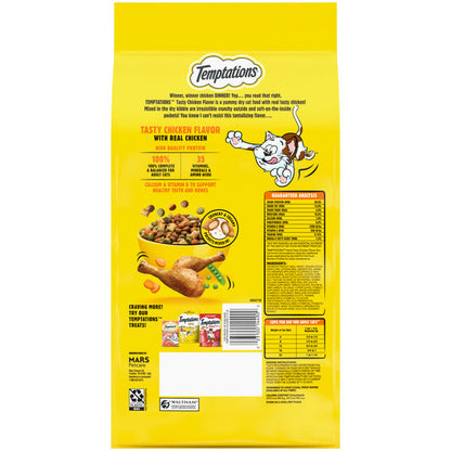 TEMPTATIONS Complete Nutrition Tasty Chicken Flavor Adult Dry Cat Food