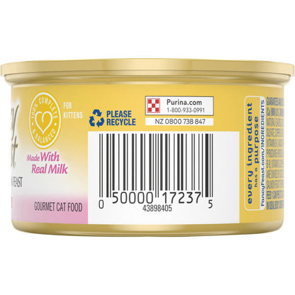Purina Fancy Feast Grain Free Pate Wet Kitten Food, Tender Salmon Feast