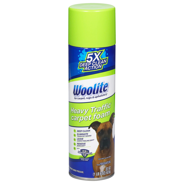 Woolite Heavy Traffic Carpet Foam  DestGlow