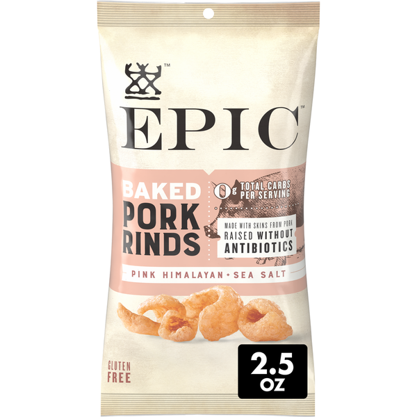 EPIC Pink Himalayan and Sea Salt Baked Pork Rinds  DestGlow