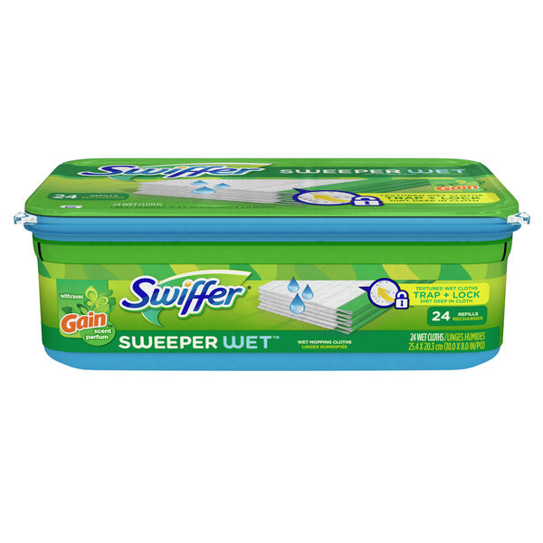 Swiffer Wet Mopping Cloths With Gain Scent  DestGlow