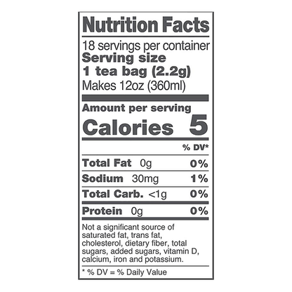 Good Earth Sweet &amp; Spicy Original Caffeine Free Herbal Tea 18 Count Tea Bags