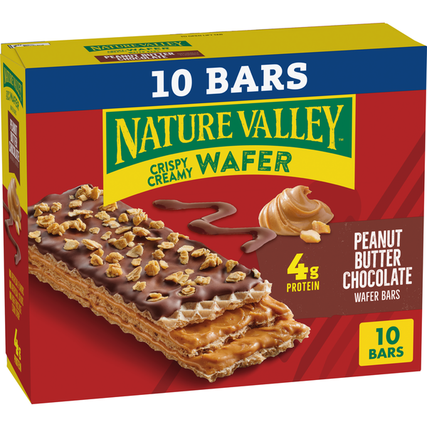 Nature Valley Peanut Butter Chocolate Crispy Creamy Wafer Bars  DestGlow