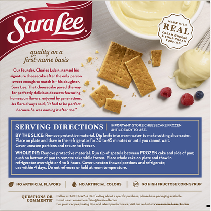 Sara Lee Cheesecake, Classic