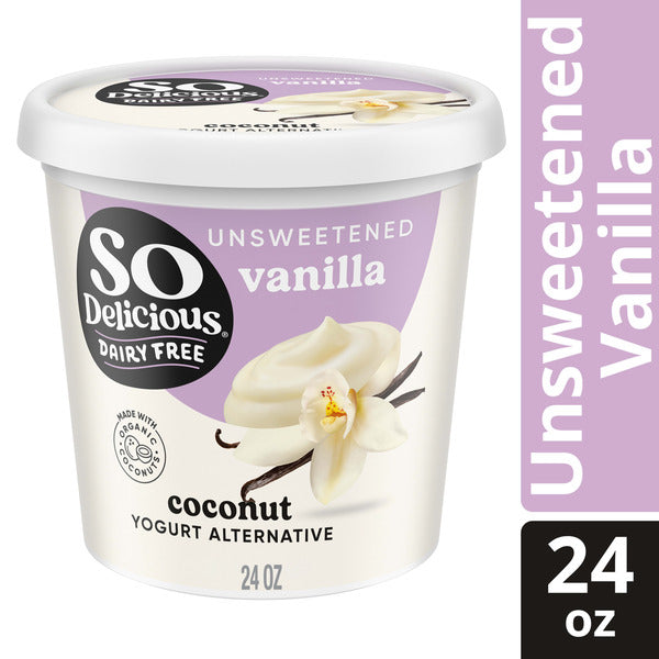 So Delicious Dairy Free Coconutmilk Unsweetened Vanilla Yogurt Alternative  DestGlow
