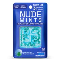 Nude Mints Dual Action Liquid Capsules, Peppermint...
️  DestGlow