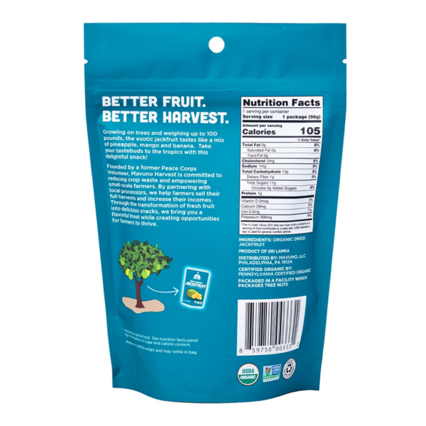 Mavuno Harvest Organic Dried Jackfruit  DestGlow