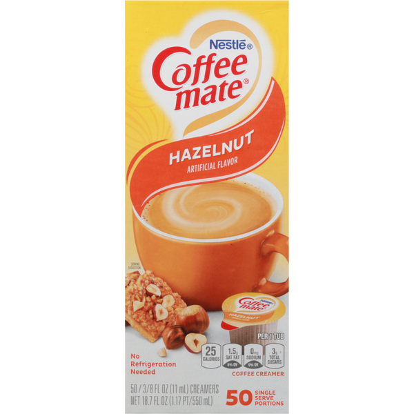 Coffee mate Hazelnut Liquid Coffee Creamer Single Serve Portions  DestGlow