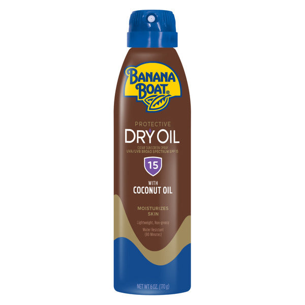 Banana Boat Dry Oil Clear Spray Sunscreen Broad Spectrum  DestGlow