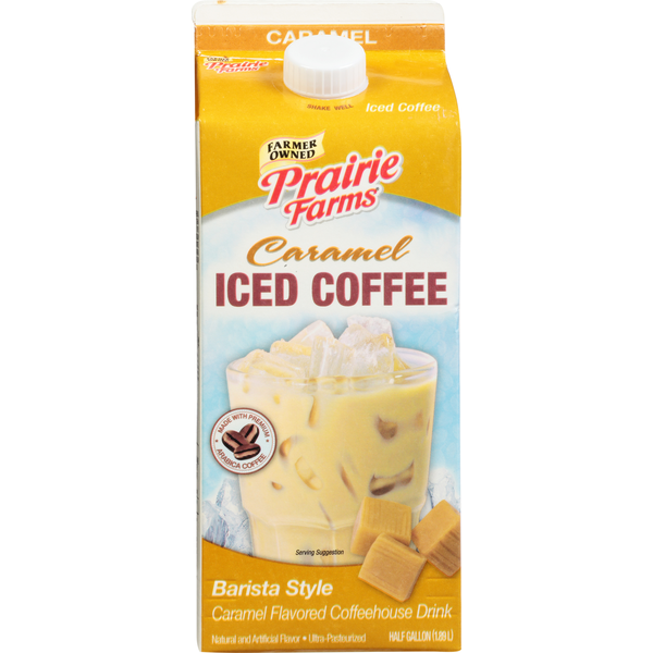 Prairie Farms Iced Coffee, Caramel, Barista Style  DestGlow
