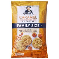 Quaker Rice Crisps, Caramel, Family Size️  DestGlow