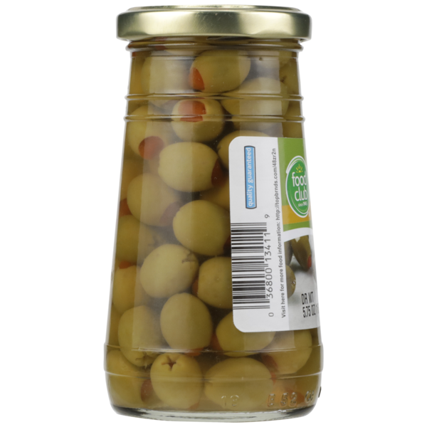Food Club Manzanilla Olives Pimiento Stuffed  DestGlow