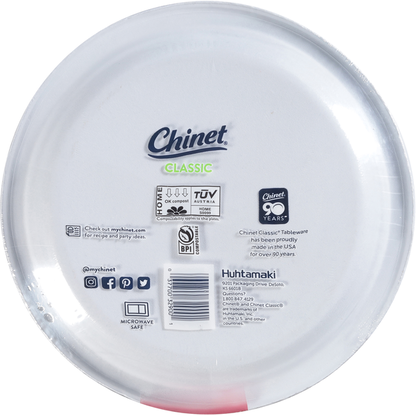 Chinet Classic Compostable All-Day 9.75 Inch Plates  DestGlow
