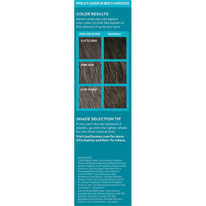 Just For Men Hair Color, Mustache &amp; Beard, Dark Brown M-45