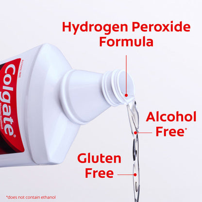 Colgate Whitening Mouthwash, Alcohol Free, Icy Fresh Mint