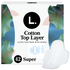 L. Ultra Thin Pads with Wings, Super  DestGlow