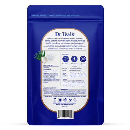 Dr Teal’s Pure Epsom Salt Soak with Coconut Oil