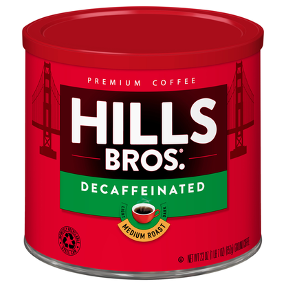 Hills Bros. Decaffeinated Ground Medium Roast Coffee