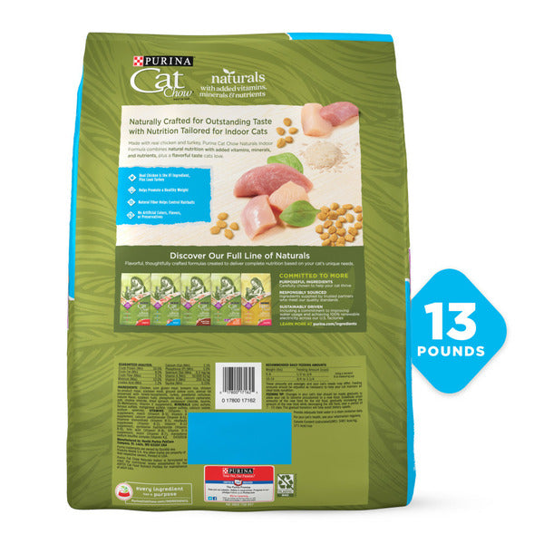 Purina Cat Chow Hairball, Healthy Weight, Indoor, Natural Dry Cat Food, Naturals Indoor  DestGlow