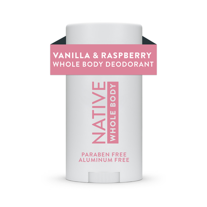 Native Vanilla &amp; Raspberry Sensitive Whole Body Deodorant  DestGlow