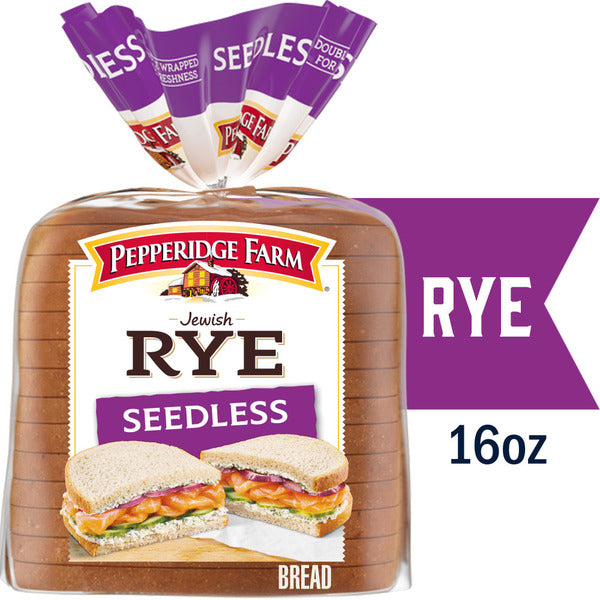 Pepperidge Farm Jewish Rye Seedless Bread  DestGlow
