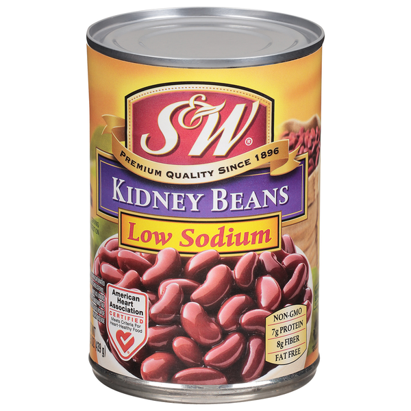 S&amp;W Kidney Beans, Low Sodium  DestGlow
