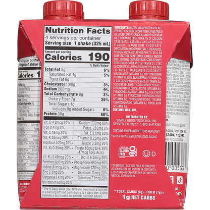 Atkins High Protein Shake, Vanilla, Strong  DestGlow