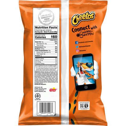 Cheetos Cheese Flavored Snacks, Flamin&