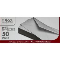 Mead Envelopes, White, No 10️  DestGlow