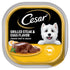 Cesar Loaf in Sauce Adult Wet Dog Food Grilled Steak & Eggs Flavor, 3.5 oz. Tray  DestGlow