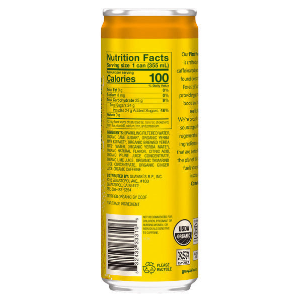 Yerba Madre Organic Yerba Mate Sparkling Classic Gold  DestGlow