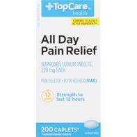 TopCare All Day Pain Relief, 220 mg, Caplets️  DestGlow