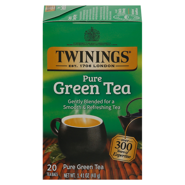 Twinings Green Tea, Pure, Bags  DestGlow