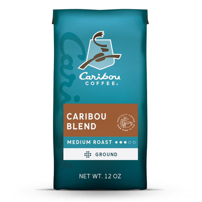 Caribou Coffee Caribou Blend, Medium Roast Ground Coffee, Bag