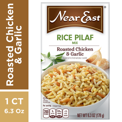 Near East Rice Pilaf Mix, Roasted Chicken &amp; Garlic